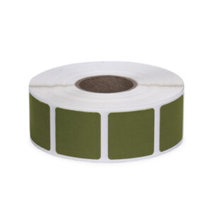 Roll of 1000 7/8″ Square Target Pasters